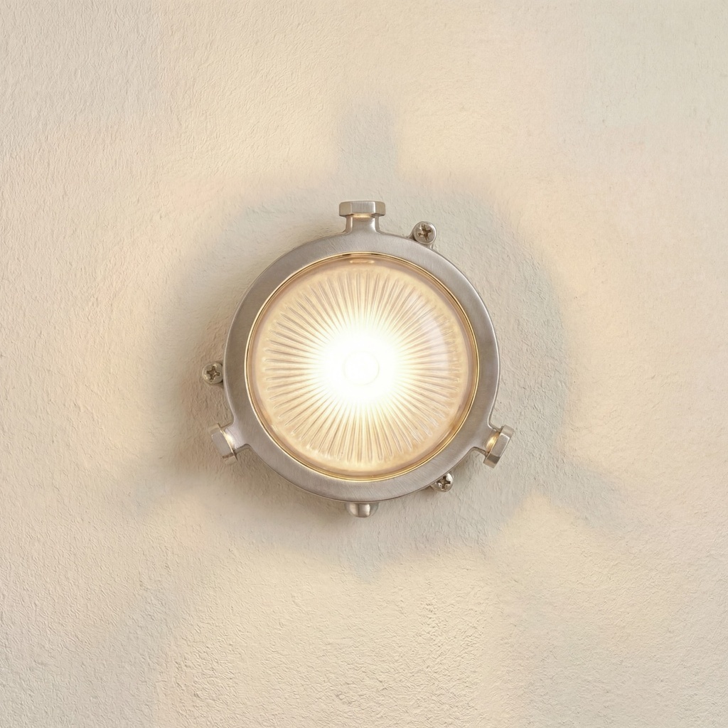Porto Outdoor Wall Light Without Bars - 140mm Diameter